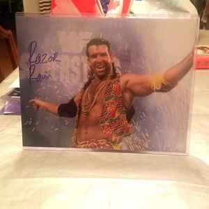 Razor Ramone Autographed Colour Photo with Protective Sleeve 11x17